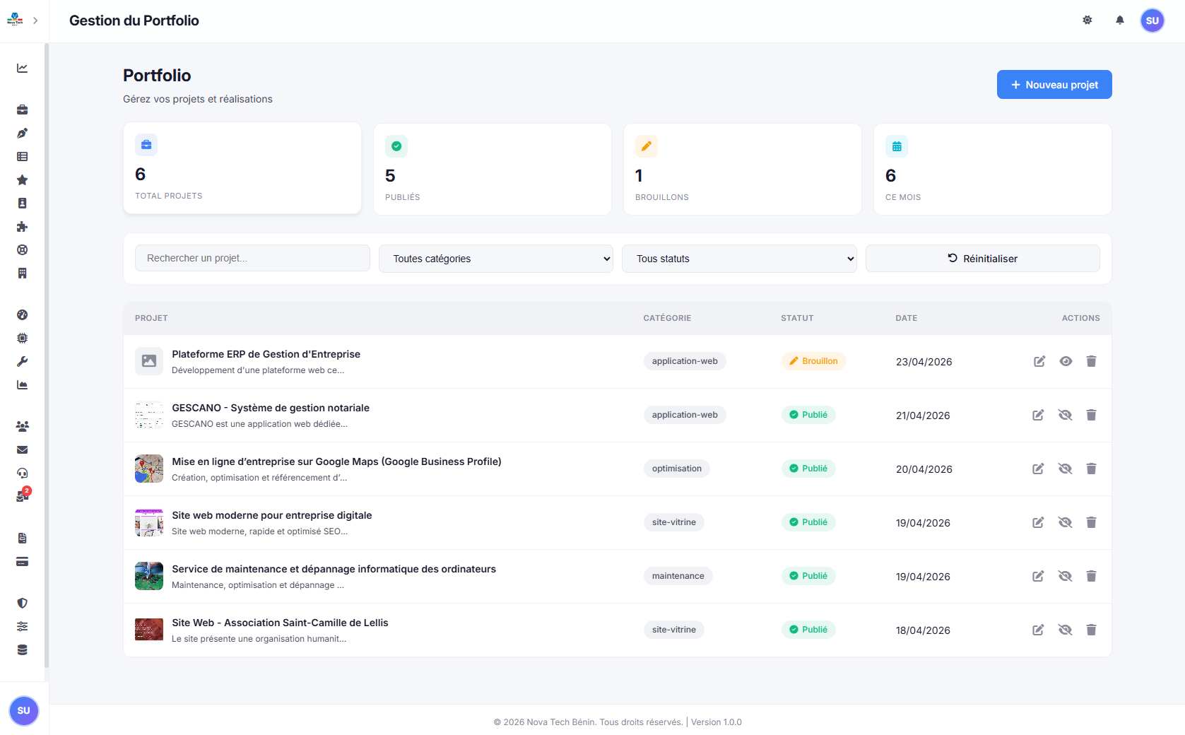 Plateforme ERP de Gestion d'Entreprise - Aperçu 3